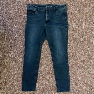 Old Navy, Rockstar, Super Skinny, Mid-Rise Jeans, Size 14